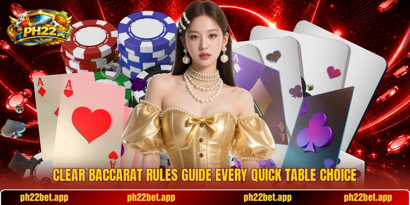 Clear baccarat rules guide every quick table choice Clear baccarat rules guide every quick table choice