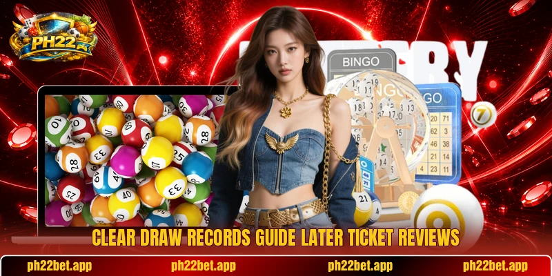 Clear draw records guide later ticket reviews Clear draw records guide later ticket reviews