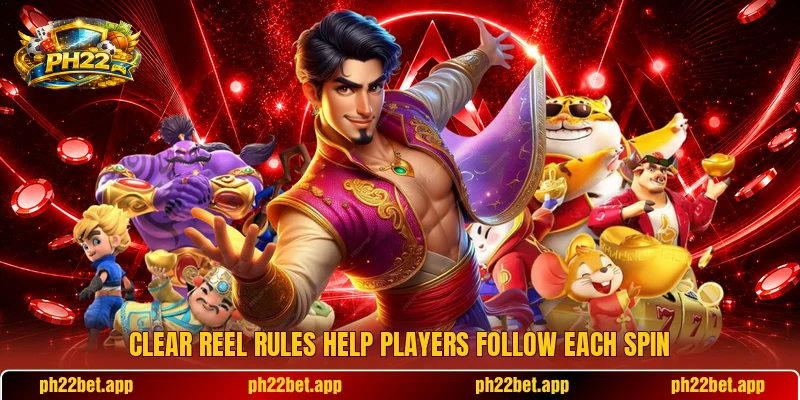 Clear reel rules help players follow each spin Clear reel rules help players follow each spin