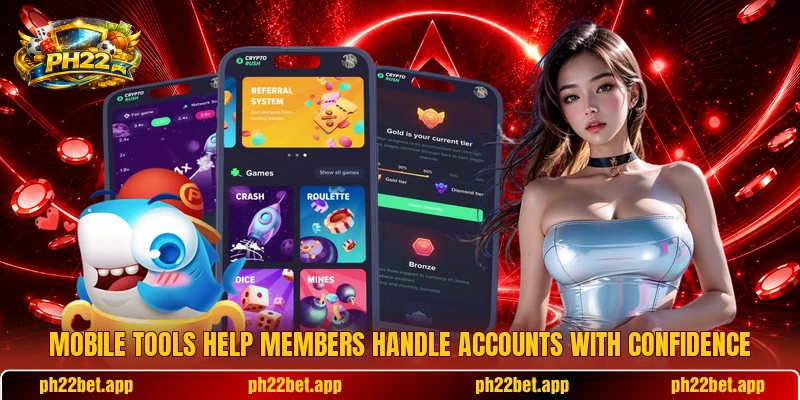 Mobile tools help members handle accounts with confidence Mobile tools help members handle accounts with confidence