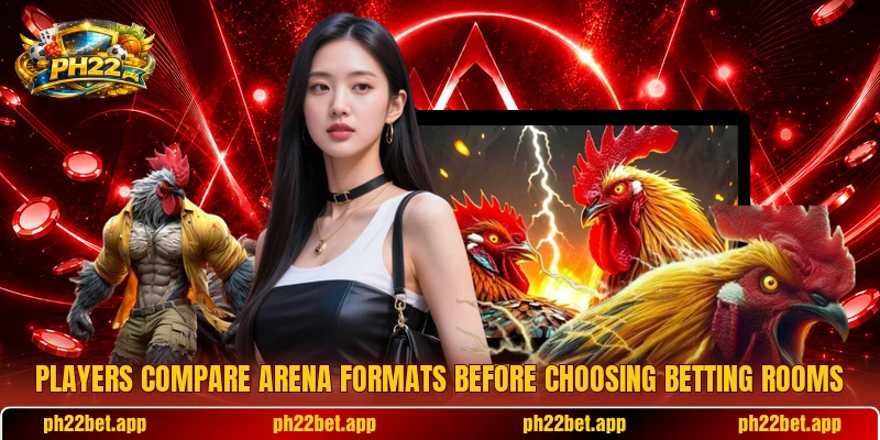 Players compare arena formats before choosing betting rooms Players compare arena formats before choosing betting rooms