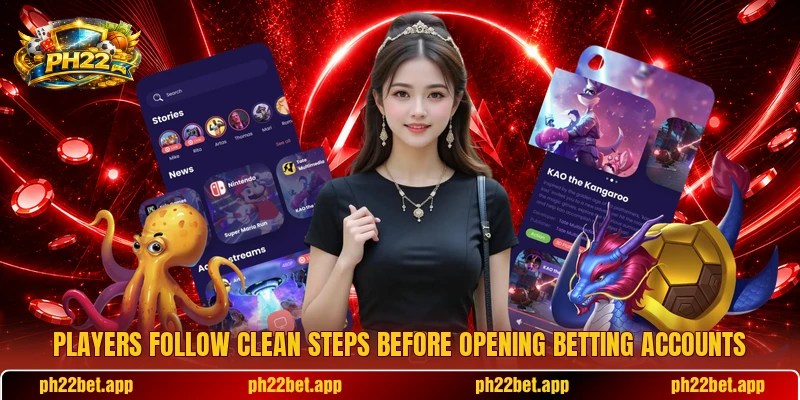 Players follow clean steps before opening betting accounts Players follow clean steps before opening betting accounts