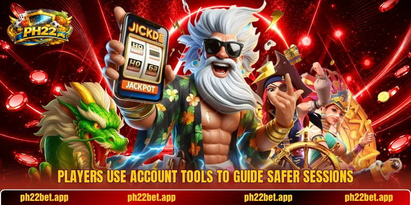 Players use account tools to guide safer sessions Players use account tools to guide safer sessions