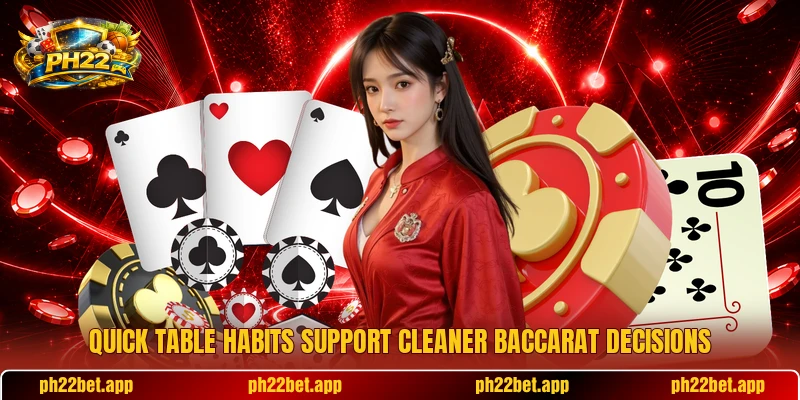 Quick table habits support cleaner baccarat decisions Quick table habits support cleaner baccarat decisions